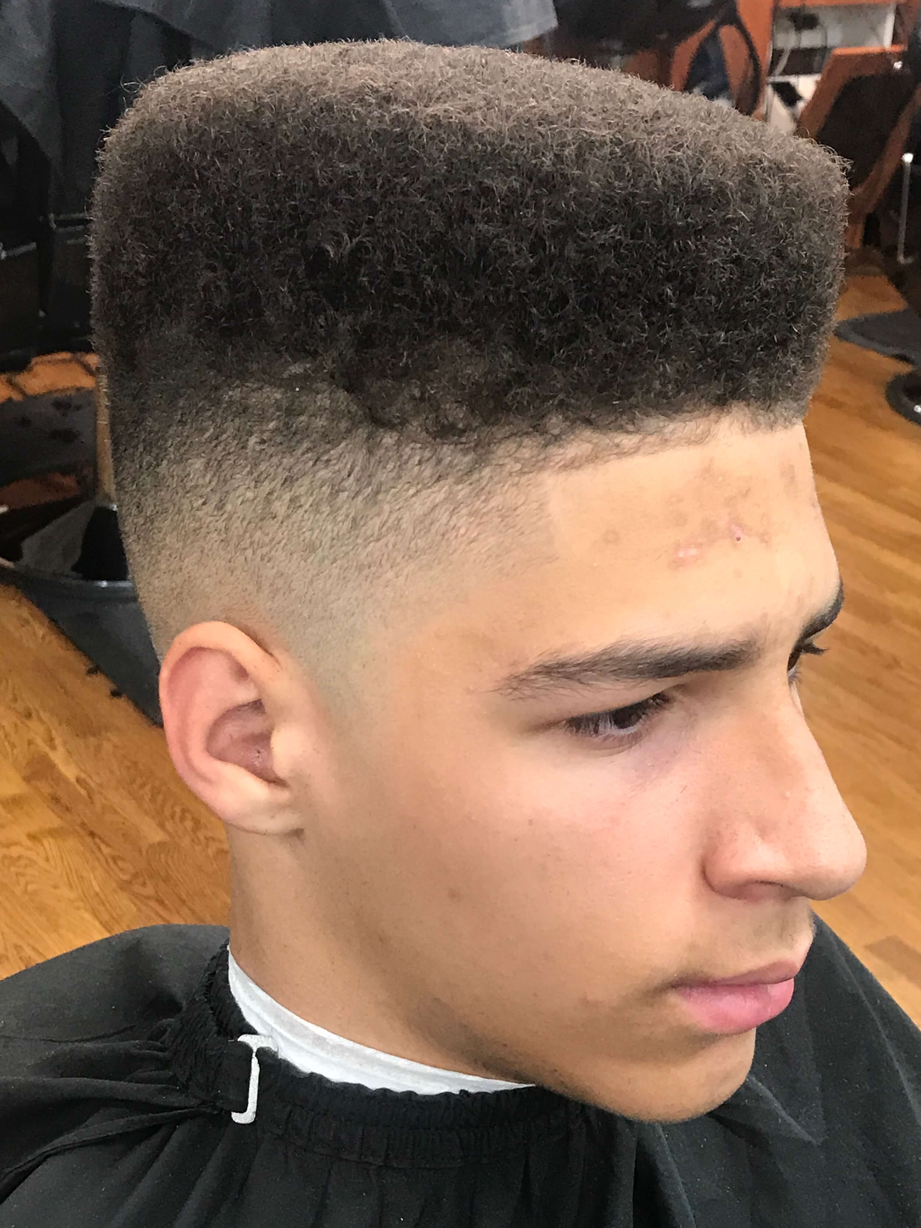 Fade Haircut by KB example